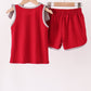 Maroon Alabama active shorts set