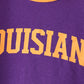Purple LSU active shorts set