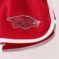Maroon Arkansas active shorts set