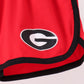 Red Georgia active shorts set