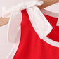 Red active shorts set