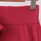 Maroon sclloped active pants set