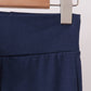 Navy sclloped active pants set