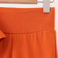Orange scalloped active pants set