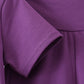 Purple sclloped active pants set