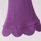 Purple sclloped active pants set