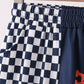 Navy Auburn checkered pants