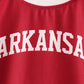 Maroon Arkansas active dress set