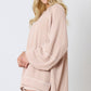 Jet Stream Corded Lantern Sleeve Top High Waist Ruffled Mini Skort Set