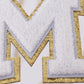 White letters "A-Z" stickers
