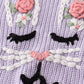 Hand made bunny sweater