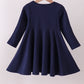 Premium Navy Clemson tiger applique dress