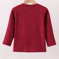 Premium Maroon Georgia bulldog applique top