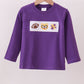 Premium Purple LSU tiger applique top