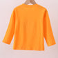 Premium Orange Tennessee puppy applique top