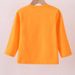 Premium Orange Tennessee puppy applique top