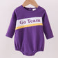 Premium Purple LSU Go Team embroidery bubble
