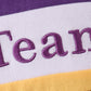 Premium Purple LSU Go Team embroidery bubble