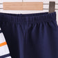 Premium Navy Auburn tiger applique pants set