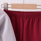 Premium Maroon Mississippi stripe bulldog embroidery pants set