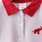 Premium Maroon Alabama elephant embroidery pants set