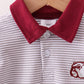 Premium Maroon Mississippi bulldog embroidery romper