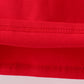 Premium Red Georgia applique top