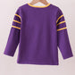 Premium Purple LSU 01 applique top
