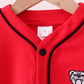 Premium Red Georgia bulldog embroidery cardigan