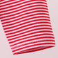 Premium Red Georgia bulldog embroidery stripe top