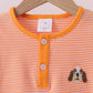 Premium Orange Tennessee puppy stripe pants set