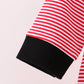 Premium Red Georgia stripe bulldog romper