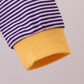 Premium Purple LSU stripe tiger embroidery dress