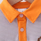 Premium Orange Tennessee stripe puppy embroidery dress