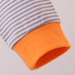 Premium Orange Tennessee stripe puppy embroidery dress