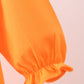 Premium Orange Tennessee puppy applique dress