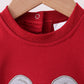 Maroon elephant Alabama football applique bubble