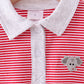 Premium Red Tennessee stripe elephant embroidery button down shirt