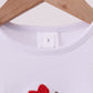 Premium White Tennessee puppy applique top