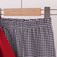 Premium Maroon Alabama elephant football embroidery gingham pants set