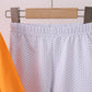Premium Orange Tennessee puppy football embroidery pants set