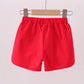 Premium Red bow shorts