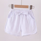 Premium White bow shorts