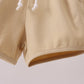 Premium Khaki drawstring shorts