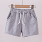 Premium Grey drawstring shorts