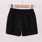 Premium Black drawstring shorts