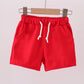 Premium Red drawstring shorts
