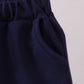 Premium Navy drawstring shorts