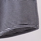 Premium Navy&white stripe drawstring shorts