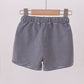 Premium Navy&white stripe drawstring shorts